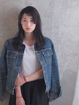 コレット(COLETTE)&nbsp;黒髪風 / スモーキダークグーカラー /　 クセ毛風ヘア