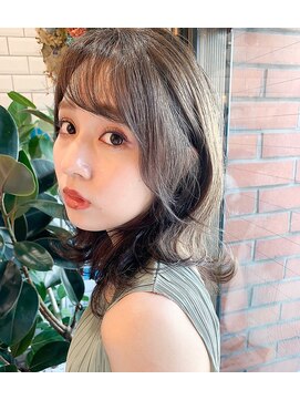 シー バイ ロンド 新宿(Sea by Lond) 大人可愛い外ハネミディアムヘア