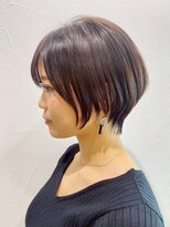 アイティー バイ アルバム 中野店(IT by ALBUM)&nbsp;丸みショート_クールショートピンクベージュボブルフ_ba309242