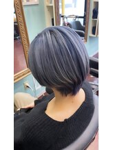 ヘアメイク ユーユ(Hair make U YU) ブルーアッシュグレー