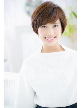 ミック ヘアアンドビューティー 大山店(miq  Hair&Beauty) ニュアンスカラー小顔ひし形ショートボブルフa1