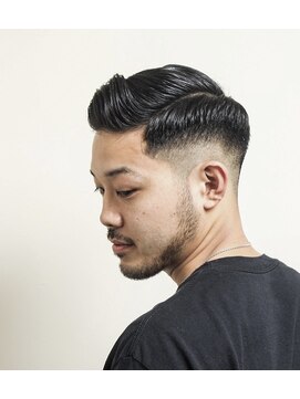 レンゲン(LENGEN) 七三オールバックかき上げヘアコンマヘア239