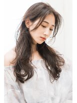 リリーオブザベイス(Lily of the Vase) アッシュベージュ 抜け感 ロング