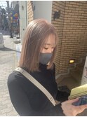 #黒髪#ボブルフ#ネビージュ#小顔#ワンレン