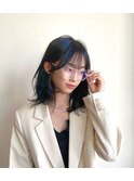 ♯ミディアム♯ブルーブラック♯可愛い♯高知美容室♯黒髪♯撮影