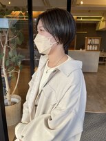 ヘア プロデュース キュオン(hair produce CUEON.) ショート×オリーブベージュ