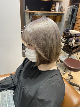 ロア 福岡天神本店(LORE) ボブ/ハイトーンベージュ