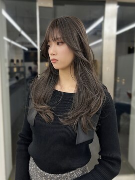 ノク 渋谷(nok) レイヤーカット/赤みなし/グレージュ/アッシュグレージュ