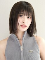 ミンクス渋谷スマートサロン(MINX shibuya smart salon)&nbsp;フルバング 似合わせ イメチェンヘアスタイル ハッシュカット
