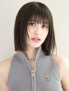 ミンクス渋谷スマートサロン(MINX shibuya smart salon) フルバング 似合わせ イメチェンヘアスタイル ハッシュカット