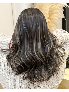 ディモアンド 表参道(Dimo&) ハイライトバレイヤージュグラデーションカラー白髪ぼかし