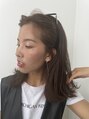 アーチフォーヘアー(a rch for hair)&nbsp;赤みを抑えたニュアンスベージュカラー.イエベの人にも◎