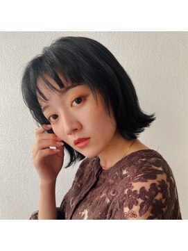 アッシュ 武蔵新城店(Ash) 切りっぱなしボブ