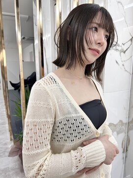 エトワール(ETOILE) レイヤーボブ×オリーブブラウン