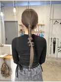 20代30代大人可愛い簡単アレンジタイトヘアお呼ばれスタイル