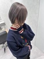 リノバイアクネ(lino by ACNE)&nbsp;パープルグレージュ/丸みショート