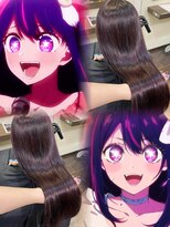 ヘアーアンドメイク ビス(HAIR&MAKE bis)&nbsp;星野アイカラー/ディープラベンダーピンク【山崎ほのか】