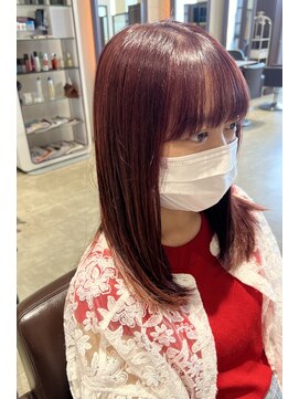 シャンプーボーイ セントラル 博多(SHAMPOO BOY central) ブリーチ無しボルドールビー