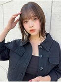 大人かわいい インナーカラーボブ くびれボブ 原宿/表参道