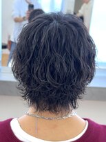 ビカム 名駅(become)&nbsp;【波巻きスパイラルウルフ】ツイストスパーマメンズウルフカット