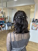 サラ 新宮店(SARA) ハーフアップアレンジ