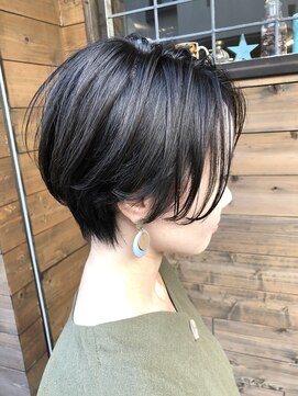 ルーナヘアー(LUNA hair) ハンサムショートダブルカラーショート20代30代40代50代60代