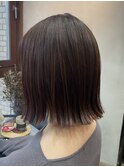 切りっぱなし、外ハネくびれボブ【田所】30代40代50代60代