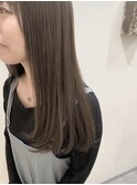 グレージュ×ブリーチなし