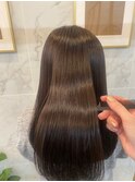 髪質改善＊ロングレイヤーグレーベージュ＊美髪【Zina船橋】