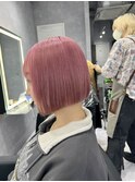 ミニボブ/コットンピンク