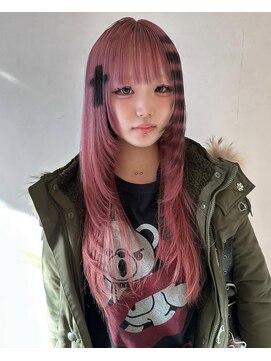 ハコ プラス(HACO+) 【Haco+】Makoto_ピンクベージュ_ダブルカラー