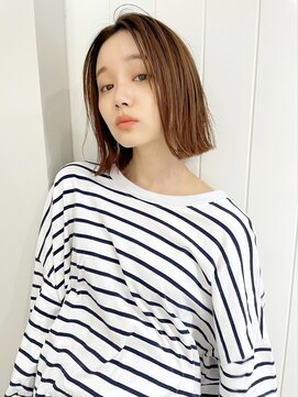 ソト 銀座(soto.) ハイライトカラー/くびれヘア/レイヤーパーマ/ミニボブ[銀座]