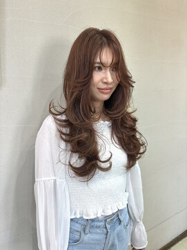 モリグリーン(MORI GREEN) ◆バタフライレイヤー【アプリコットオレンジハイライトカラー】