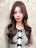 韓国ヘア/韓国レイヤー/顔周りカット/韓国風巻き