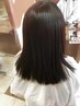 髪質改善極艶メテオトリ－トメント+カラー　　カット込み
