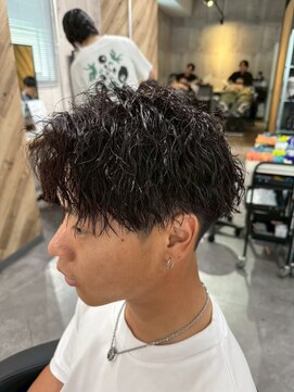 ビカムメンズヘアー 栄店(become men's hair) 縦落ちパーマ/ツイストスパイラルパーマ/名古屋メンズパーマ