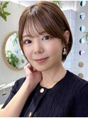 [Legit 海老名] うすめ前髪,小顔,丸み,大人ショート