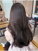 美髪レイヤーカット/顔まわりレイヤー/くびれロングレイヤー