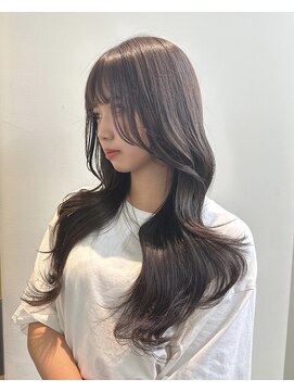 メラク(Merak) 大人可愛い×透明感カラー小顔レイヤーロング【20～40代】