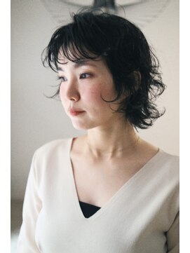 ハンク 表参道(Hank.) ウルフショートのラフパーマ風