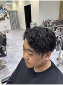 王道ツイストスパイラルパーマ