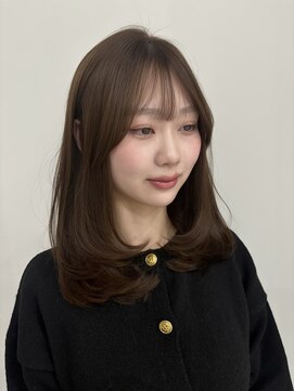 ヴェルア 四条烏丸 四条大宮(Velua) ミディアムレイヤーオリーブベージュ