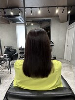 ソヨン 平塚店(SOYON) 艶髪ストレートで叶う自然な髪質改善ミディ【平塚】