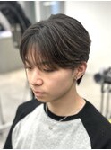 フェザーパーマシースルーバング毛流れパーマ