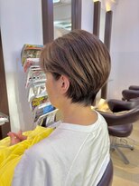 ヘアアーク(HAIR arc)&nbsp;ショートボブ#くびれ#耳かけ#ひし形#大人かわいい前下がり