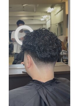 タイドヘア 茨木店(TIDE HAIR) テーパーフェード×パーマ