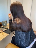 ミュール(Mule) 艶髪カラーナチュラルブラウンくびれロング酸性ストレート