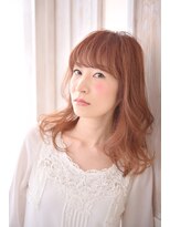 セリオン 調布 つつじヶ丘 調布店(CES LIONS)&nbsp;ベビーピンクカラー×セミディ　【セリオン】