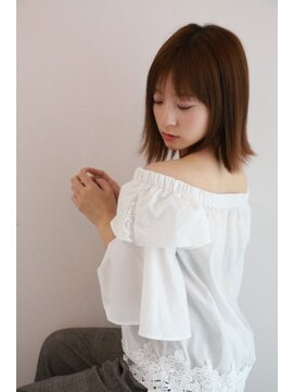 ネオリーブアピ 池袋店(Neolive api) 【Neolive 池袋】切りっぱなし ベージュ