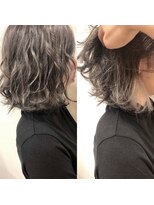 ヘアーメイクポリッシュ 大久保店 外国人風グレーシルバー